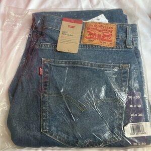 Levi's Men's Classic Blue Straight Jeans
